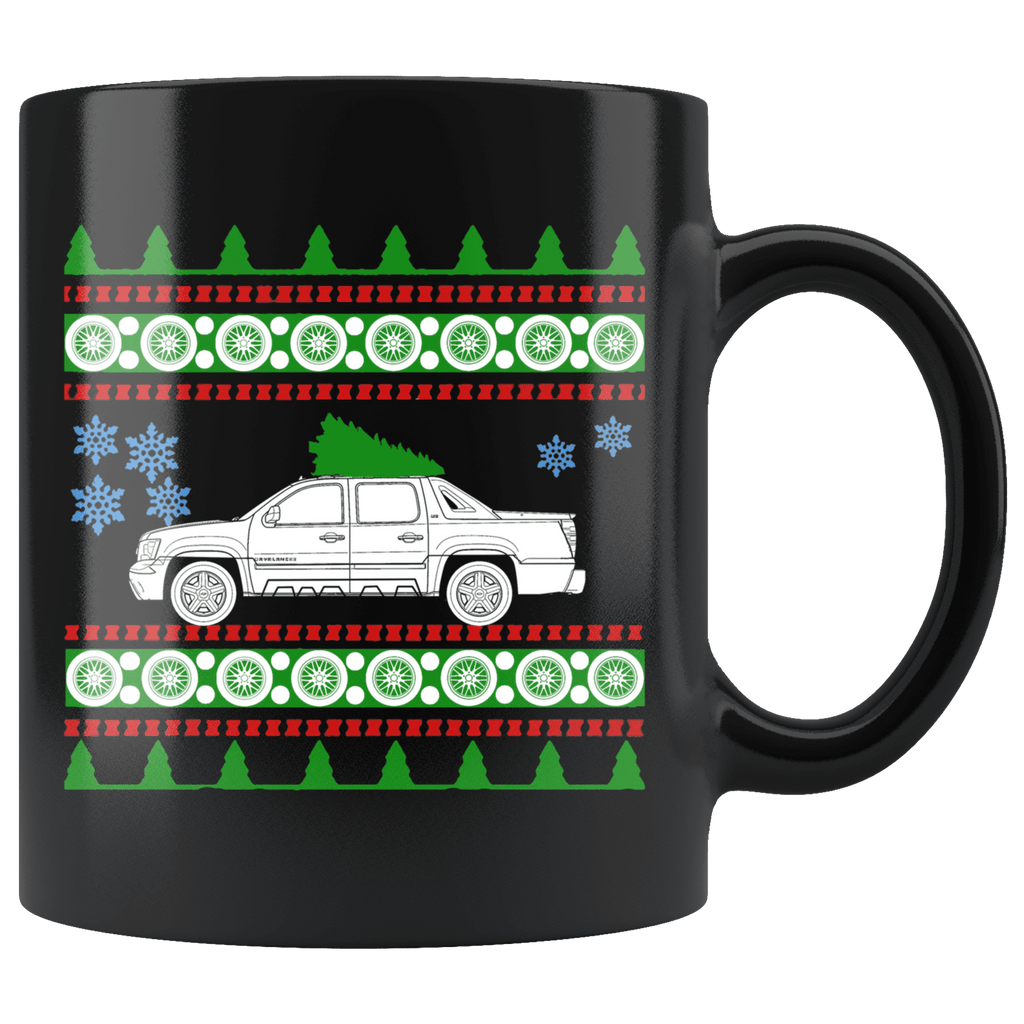 2001 Chevrolet Avalanche Christmas Sweater Mug