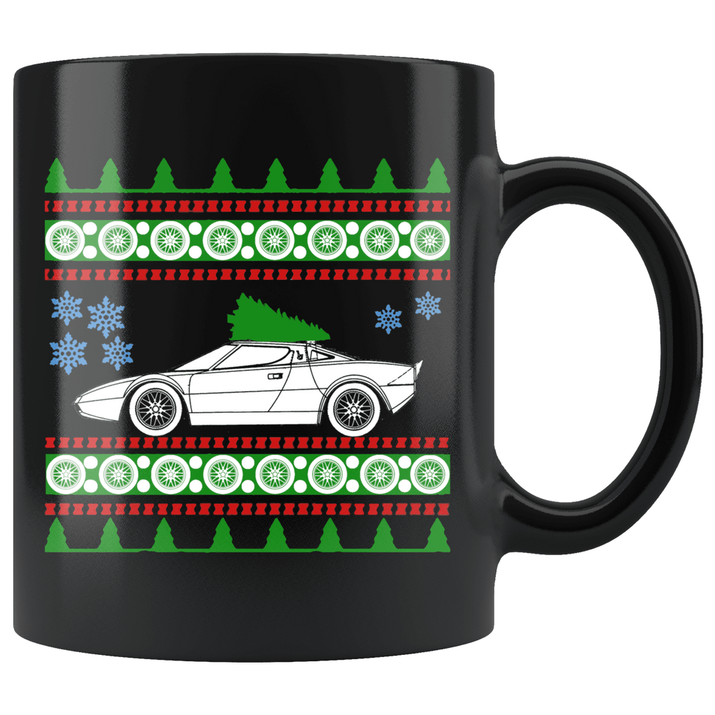 Lancia Stratos Ugly Christmas Sweater Mug