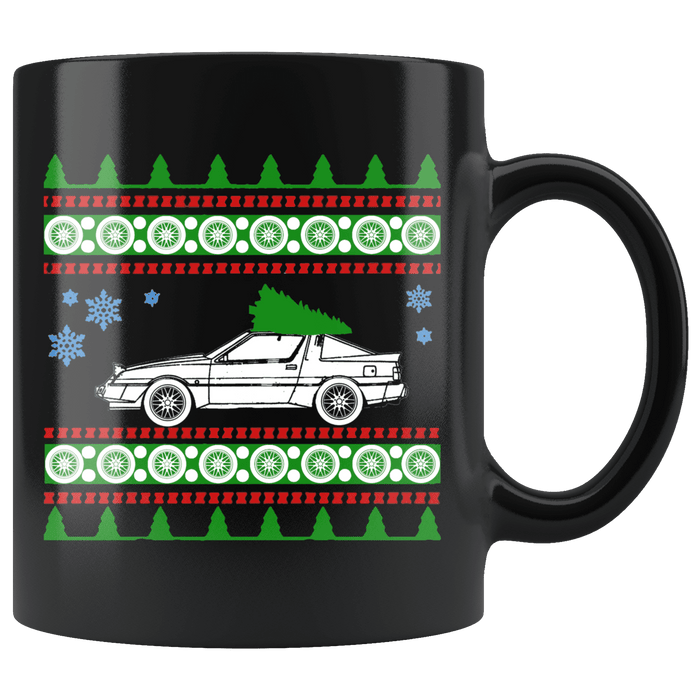 Mitsubishi Starion TSI Ugly Christmas Sweater Mug