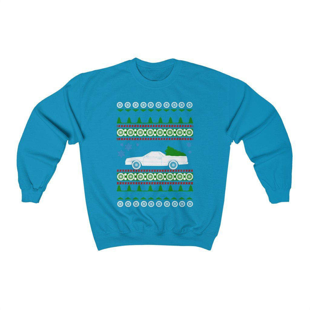 car like a 1986 El Camino Ugly Christmas Sweater Sweatshirt more colors