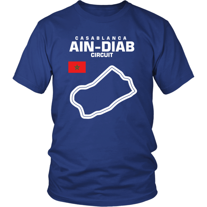 Casablanca Ain-Diab Circuit Track Outline Series T-shirt or hoodie