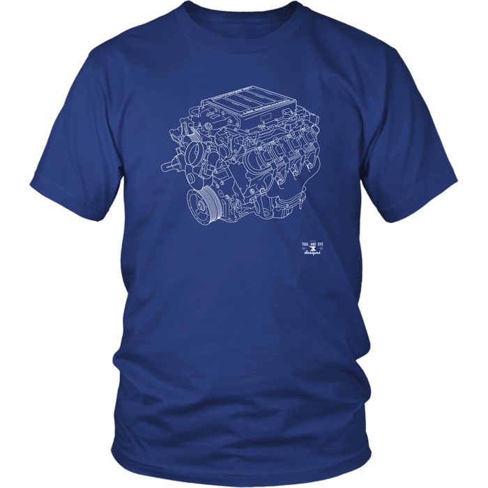 Engine Blueprint Series LS9 T-shirt or Hoodie