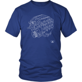 Engine Blueprint Series LS9 T-shirt or Hoodie