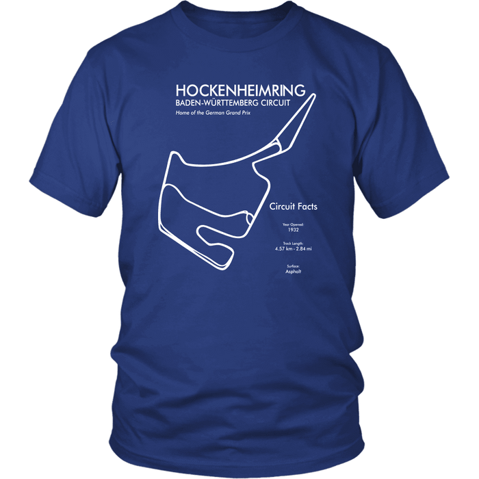 Hockenheimring Track Outline T-shirt