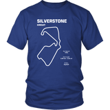 Silverstone Circuit Race Track Outline Series T-shirt