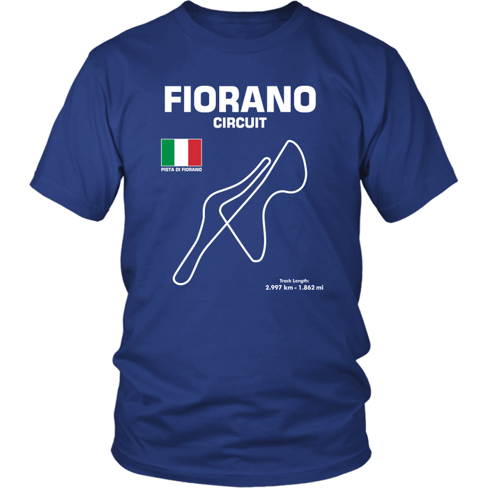 Fiorano Circuit Race Track Outline Series T-shirt or Hoodie