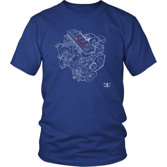 Engine Blueprint Series 5.9L 24 valve Cummins Dodge Turbo Diesel T-shirt or Hoodie