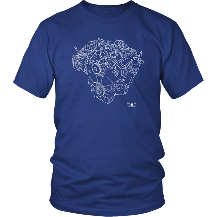 Engine Blueprint Series Diesel VM Motori t-shirt or hoodie