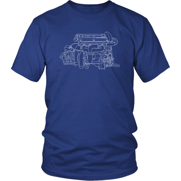 Engine Blueprint Series DSM 4G63 T-shirt or Hoodie V2