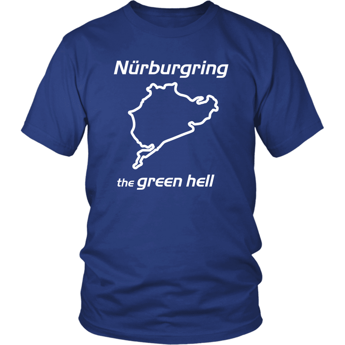 Nurburgring The Green Hell Track Outline t-shirt