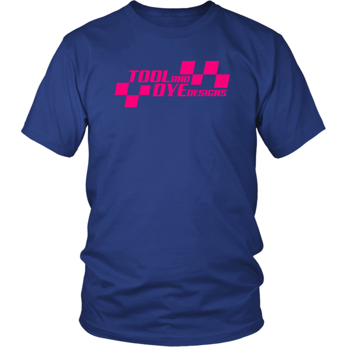 Checkered Flag Tool and Dye Designs Logo T-shirt or Hoodie