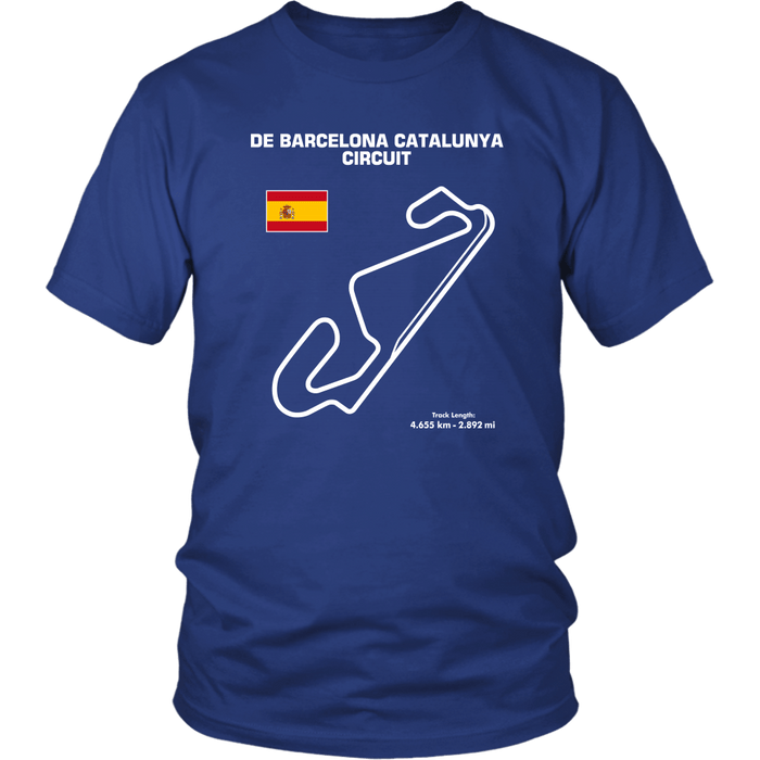 Track Outline Series De Barcelona Catalunya Circuit