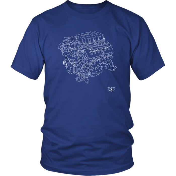 Engine Blueprint Series 2020 GT500 Mustang 760hp T-shirt and Hoodie