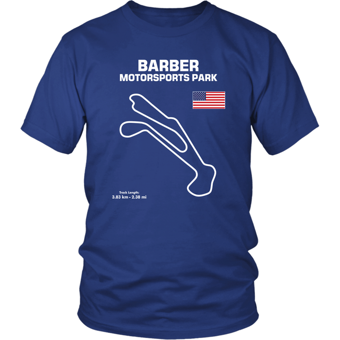 Track Outline Series T-shirt and Hoodie Barber Motorsports Park