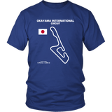 Okayama International Circuit Track Outline Series T-shirt and Hoodie