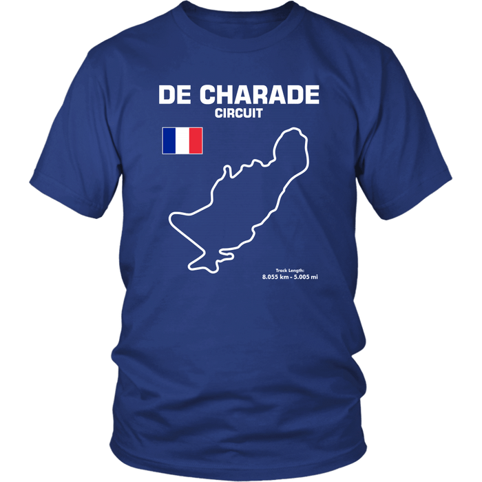 Circuit De Charade Track Outline Series T-shirt or Hoodie