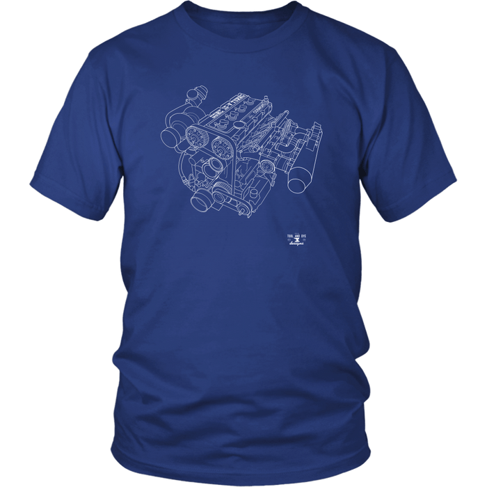 Engine Blueprint Series Cosworth YB Turbo T-shirt and Hoodie