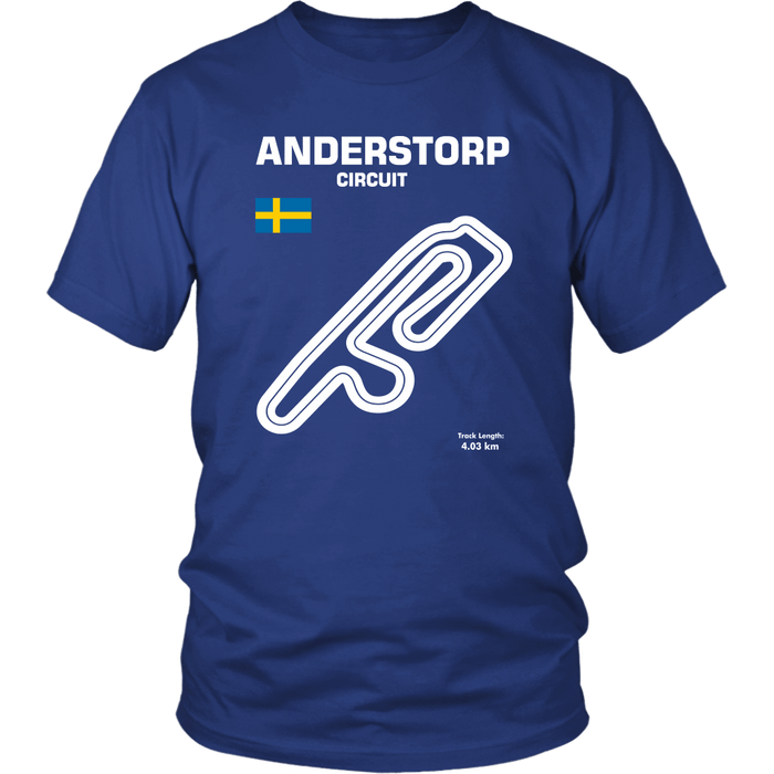 Anderstorp Circuit Track Outline Shirt