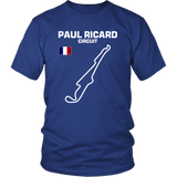 Paul Ricard Circuit Track Outline Series T-shirt and Hoodie