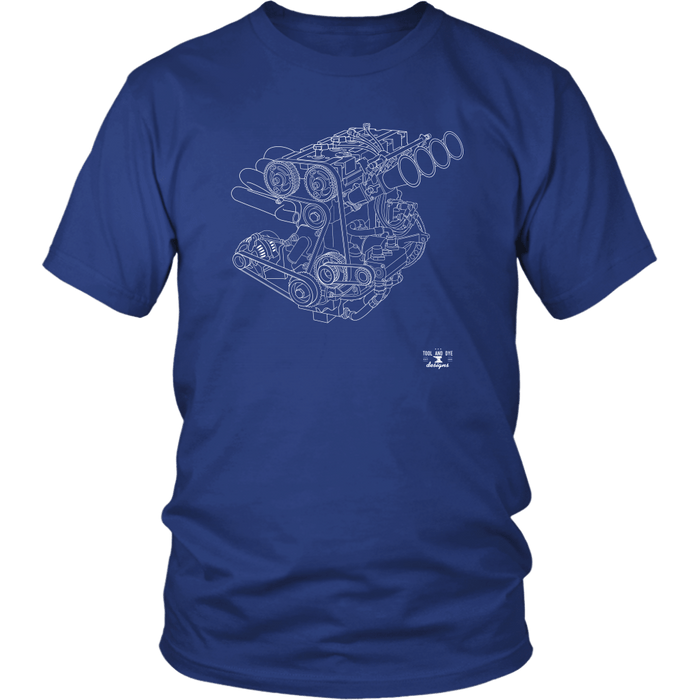 Engine Blueprint Series Cosworth YB naturally aspirated engine T-shirt and Hoodie