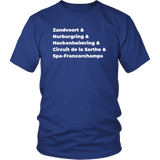 European Race Tracks V1 T-shirt or Hoodie