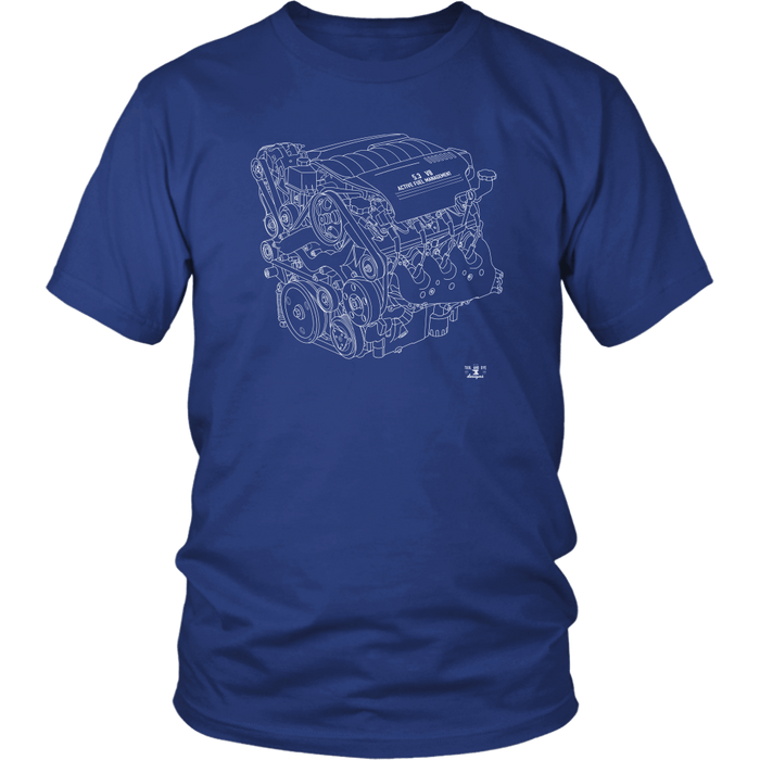 Engine Blueprint Series LS4 T-shirt or Hoodie