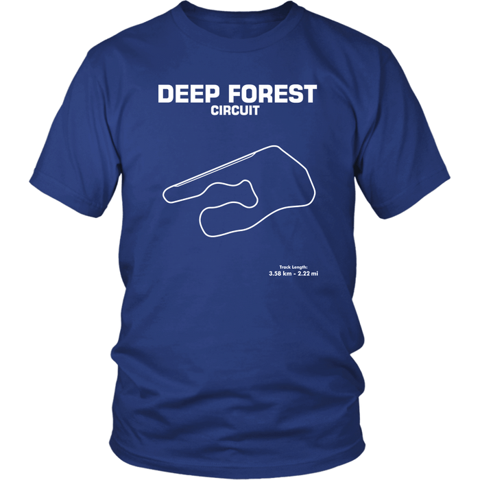 DF Circuit raceway track outline series t-shirt or hoodie