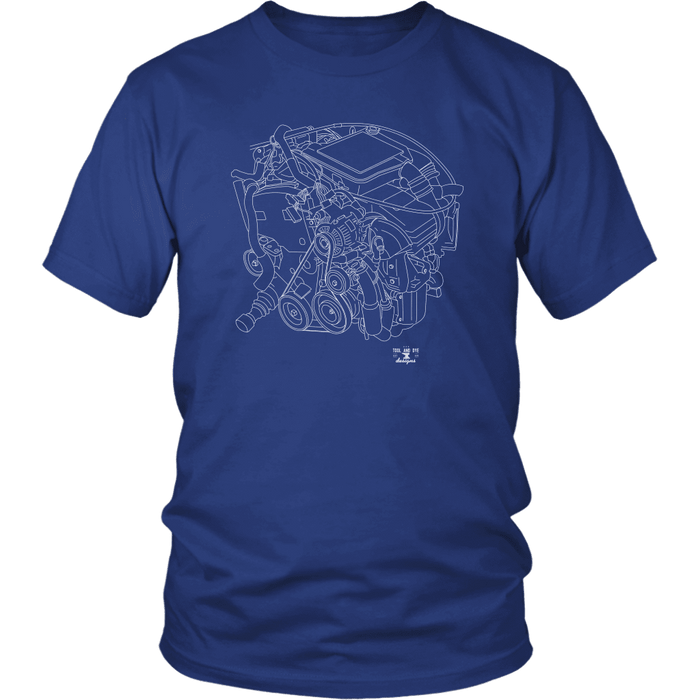 Toyota 3SGTE Engine Blueprint Series T-shirt