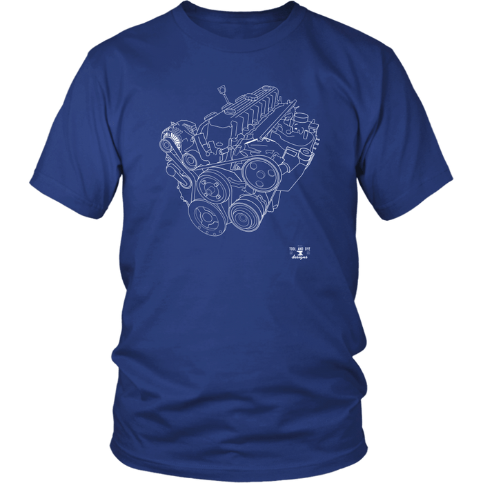 Engine Blueprint Series 4.0 T-shirt and Hoodie