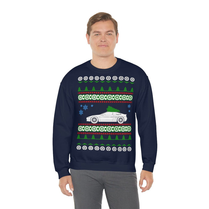 Car like a Fiero Ugly Christmas Sweater Sweatshirt europe