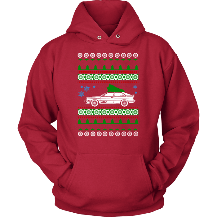 German car Audi UR Quattro Ugly Christmas Sweater, hoodie and long sleeve t-shirt sweatshirt