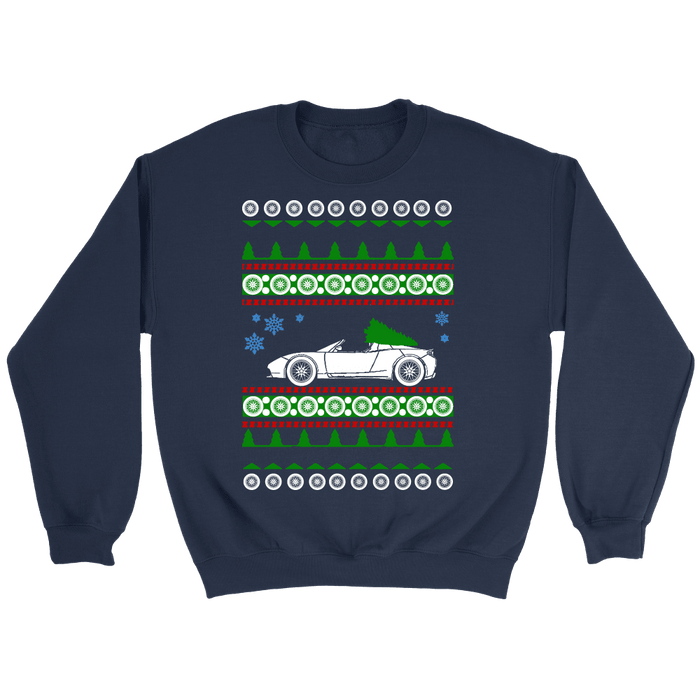 Electric Car Tesla Roadster ugly christmas sweater, hoodie and long sleeve t-shirt sweatshirt