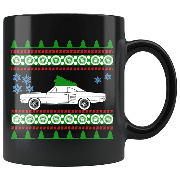 1967 Dodge Coronet Hemi Ugly Christmas Sweater Mug