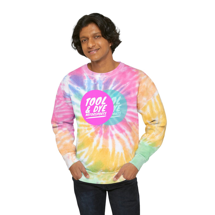 Tool and Dye Motorsports Logo Tie-Dye Sweatshirt