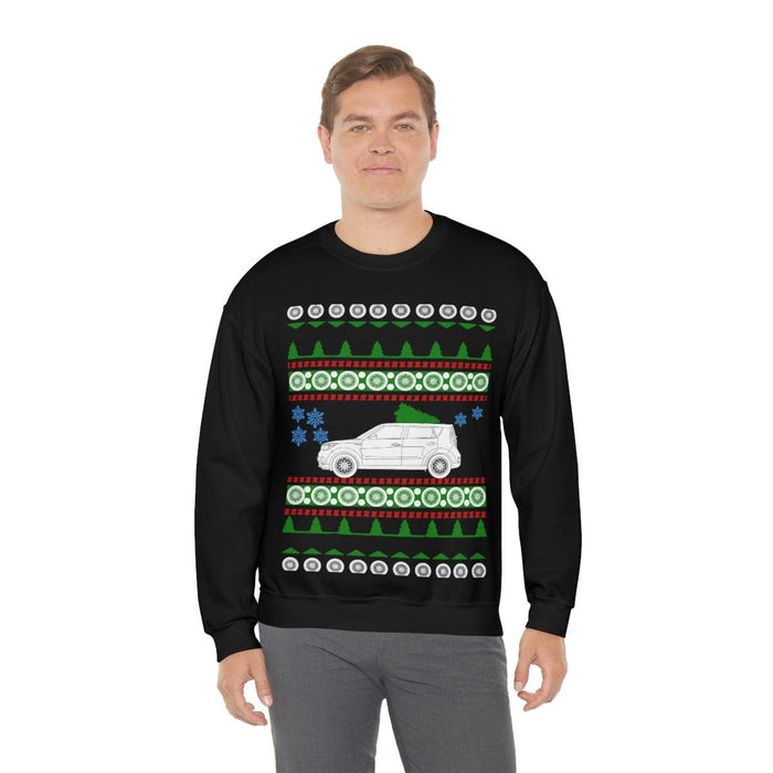 UK Car like a Soul Ugly Christmas Sweater kia