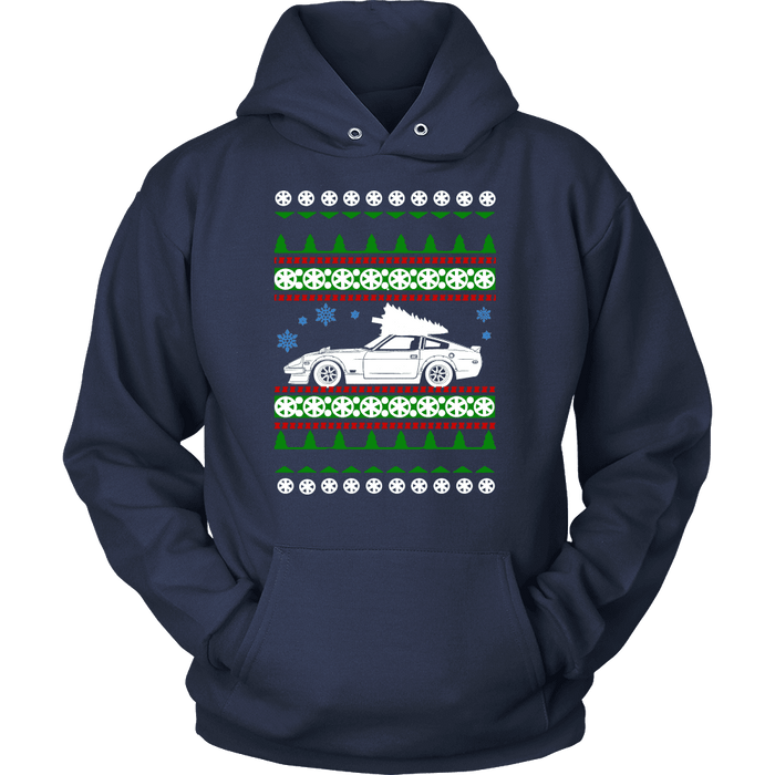 Datsun 280ZX Ugly Christmas Sweater Hoodie and long sleeve t-shirt sweatshirt