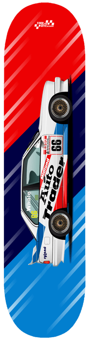 Car Art BMW E30 M3 #66 BTCC Esso DTM Skateboard Deck V4