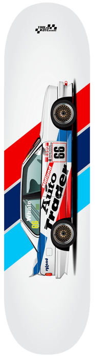 Car Art BMW E30 M3 #66 BTCC Esso DTM Skateboard Deck V6