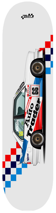 Car Art BMW E30 M3 #66 BTCC Esso DTM Skateboard Deck V3