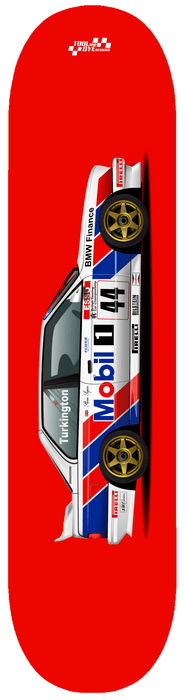 Car Art BMW E30 M3 Esso BTCC #44 DTM Skateboard Deck V5