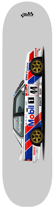 Car Art BMW E30 M3 Esso BTCC #44 DTM Skateboard Deck V1