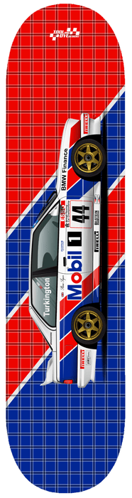 Car Art BMW E30 M3 Esso BTCC #44 DTM Skateboard Deck V10