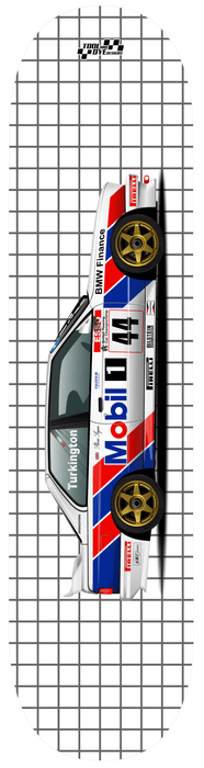 Car Art BMW E30 M3 Esso BTCC #44 DTM Skateboard Deck V11