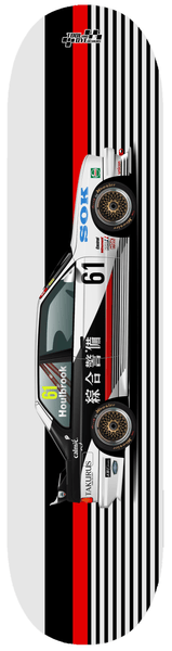 Car Art BMW E30 M3 SOK #61 JGTC DTM Skateboard Deck V10