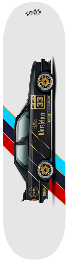 Car Art "Beer" BMW E30 M3 Skateboard Deck 7-ply Hard Rock Canadian Maple Black V1