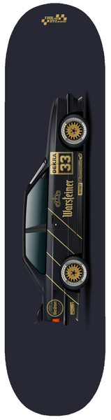 Car Art "Beer" BMW E30 M3 Skateboard Deck 7-ply Hard Rock Canadian Maple Black V3