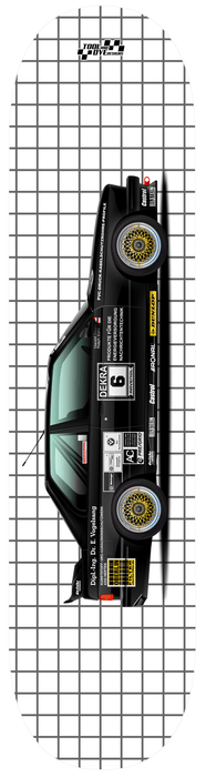 Car Art DTM BMW E30 M3 Dekra #6 Vogelzang Skateboard Deck 7-ply Canadian Hard Rock Maple V3