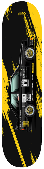 Car Art DTM BMW E30 M3 Dekra #6 Vogelzang Skateboard Deck 7-ply Canadian Hard Rock Maple V5