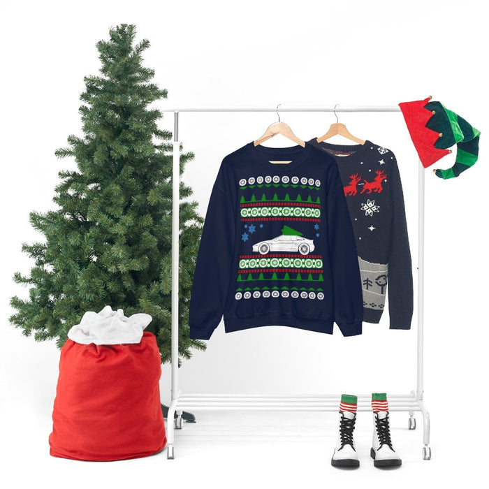 Car like a Fiero Ugly Christmas Sweater Sweatshirt europe