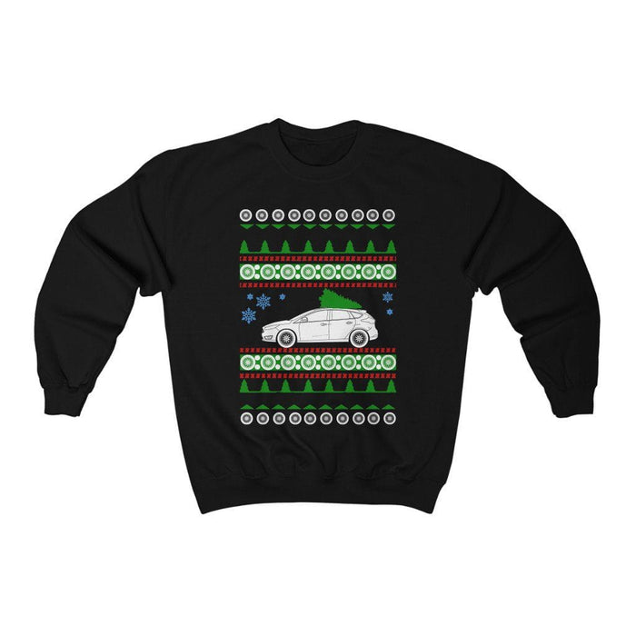 2015 Focus ST 4 door ugly christmas sweater sweatshirt